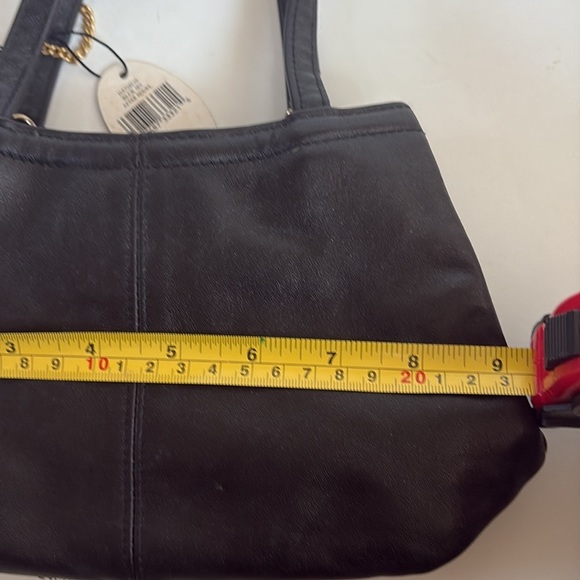 Vintage Liz Claiborne Leather Co. black genuine leather mini purse “After Hours” - Picture 14 of 16